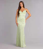 Alex Floral Tie-Back Formal Dress