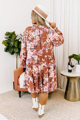 Easy To Please Floral Shift Dress Curves