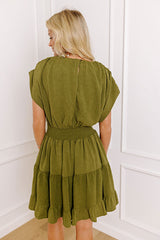 Lucky And Lovely Dress In Olive