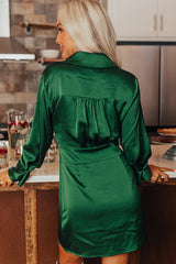 Forever First Class Wrap Mini Dress