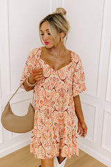 Seeking The Shore Paisley Shift Dress