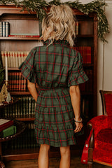 Apple Orchard Dreaming Plaid Mini Dress