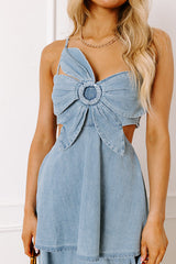 Amalfi Whisper Denim Tiered Maxi Dress