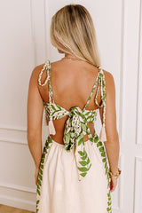 Tropical Bliss Cut Out Midi Dress