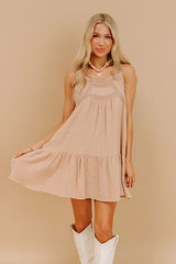 Sweet Sunset Lace Mini Dress
