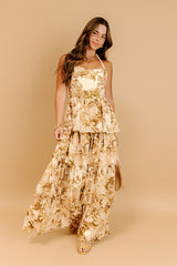 Venice Days Tiered Maxi Dress