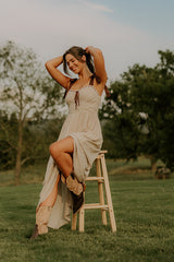 Charming Views Gingham Midi Dress