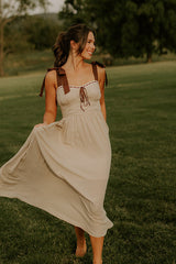 Charming Views Gingham Midi Dress