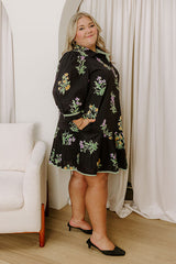 Wildflower Picking Mini Dress Curves