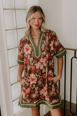 Bohemian Dreams Floral Mini Dress