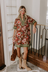 Bohemian Dreams Floral Mini Dress