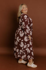 Savannah Weekend Floral Midi Dress Curves
