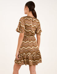 Crew Neck Mini Dress