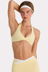 Soft Active Sports Bra in Lemon