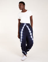 Tie Dye Ruched Harem Trousers