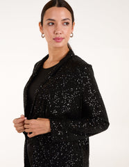 Sequin Waterfall Cardigan