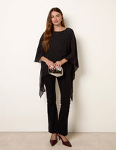 Rhinestone Tunic Top