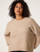 Round Neck Sequin Detailed Jumper
