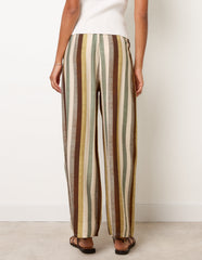 Striped Wide Leg Trousers