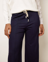 Seam Detail Wide Leg Pants