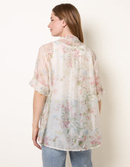 Sheer Floral Shirt