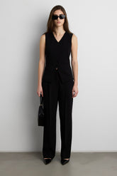 BUTTON FRONT SUITING VEST