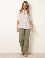 Gold Button Shirt