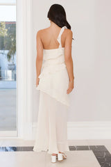 Out Late Look Great One Shoulder Maxi Dress