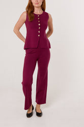 Set With Gold Button