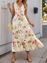 Blooming Garden Tiered Maxi Dress
