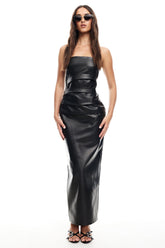 LIONESS 1999 Maxi Dress Onyx
