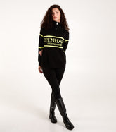 Zip Neck Logo Jumper