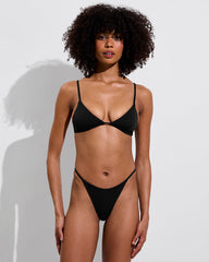 Skinny Dip Thong - Jet