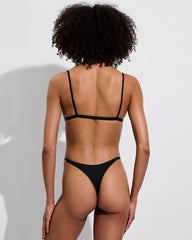 Skinny Dip Thong - Jet