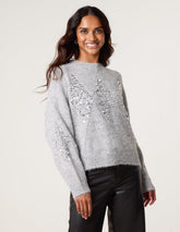 Diamond Sequin Jumper