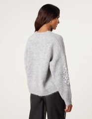 Diamond Sequin Jumper