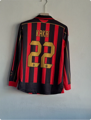 ACMILAN 2006-07 HOME KIT KAKA FULLSLEEVE POLO PRINTED PREMIUM