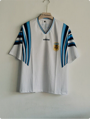 ARGENTINA 1996-97 THIRD KIT BATISTUTA FIVESLEEVE