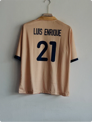 BARCELONA 2001-02 AWAY KIT LUIS ENRIQUE FIVESLEEVE POLO