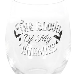 Blood Of My Enemies Stemless Wine Glass 🇬🇧