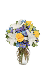 Bright Blue Skies Bouquet bloomexusa