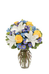 Bright Blue Skies Bouquet bloomexusa