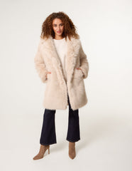 Faux Fur Long Coat