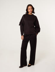 Bow Sleeve Sweatshirt