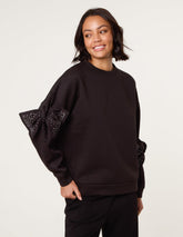 Bow Sleeve Sweatshirt