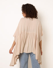 Gathered Oversized Top
