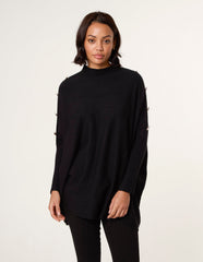 Butterfly Button Detail Jumper