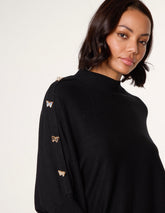 Butterfly Button Detail Jumper