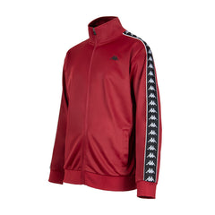 Chaqueta Full Zipper Men Burgundy Black White