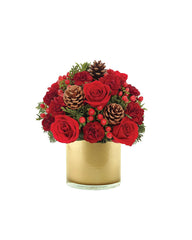 Crimson Christmas Bouquet bloomexusa